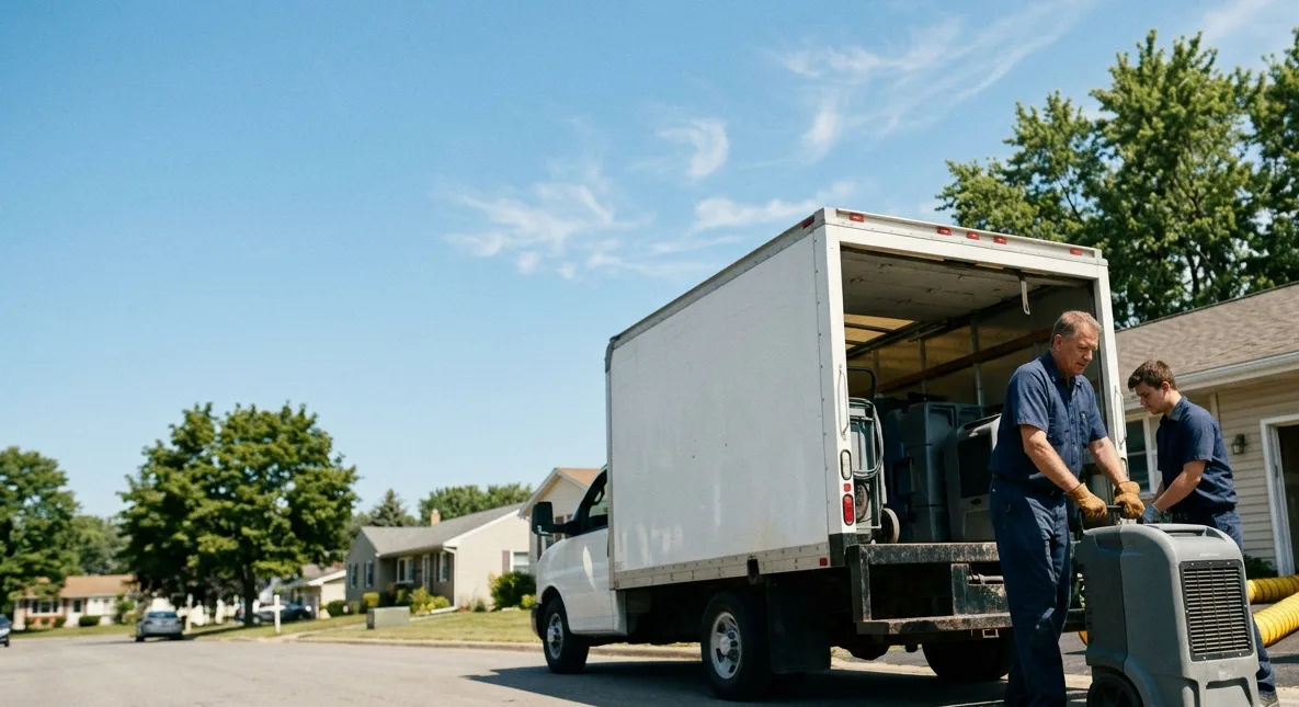 Water Damage Cleanup in Stinesville, IN near me